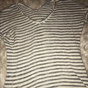 RED HAUTE STRIPED SWEATER